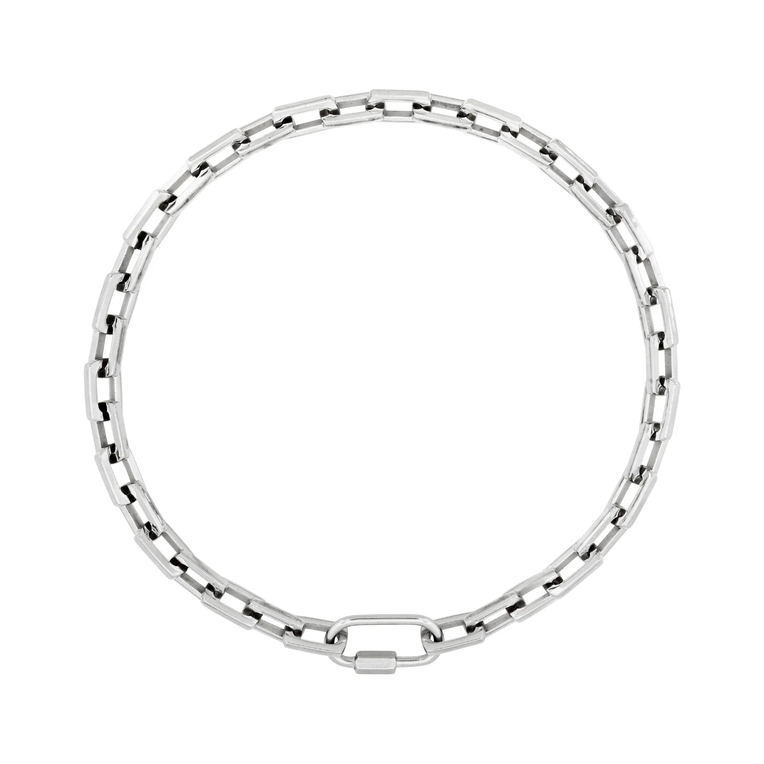 10MM Chunky Choker Chain - Silver - Image 5