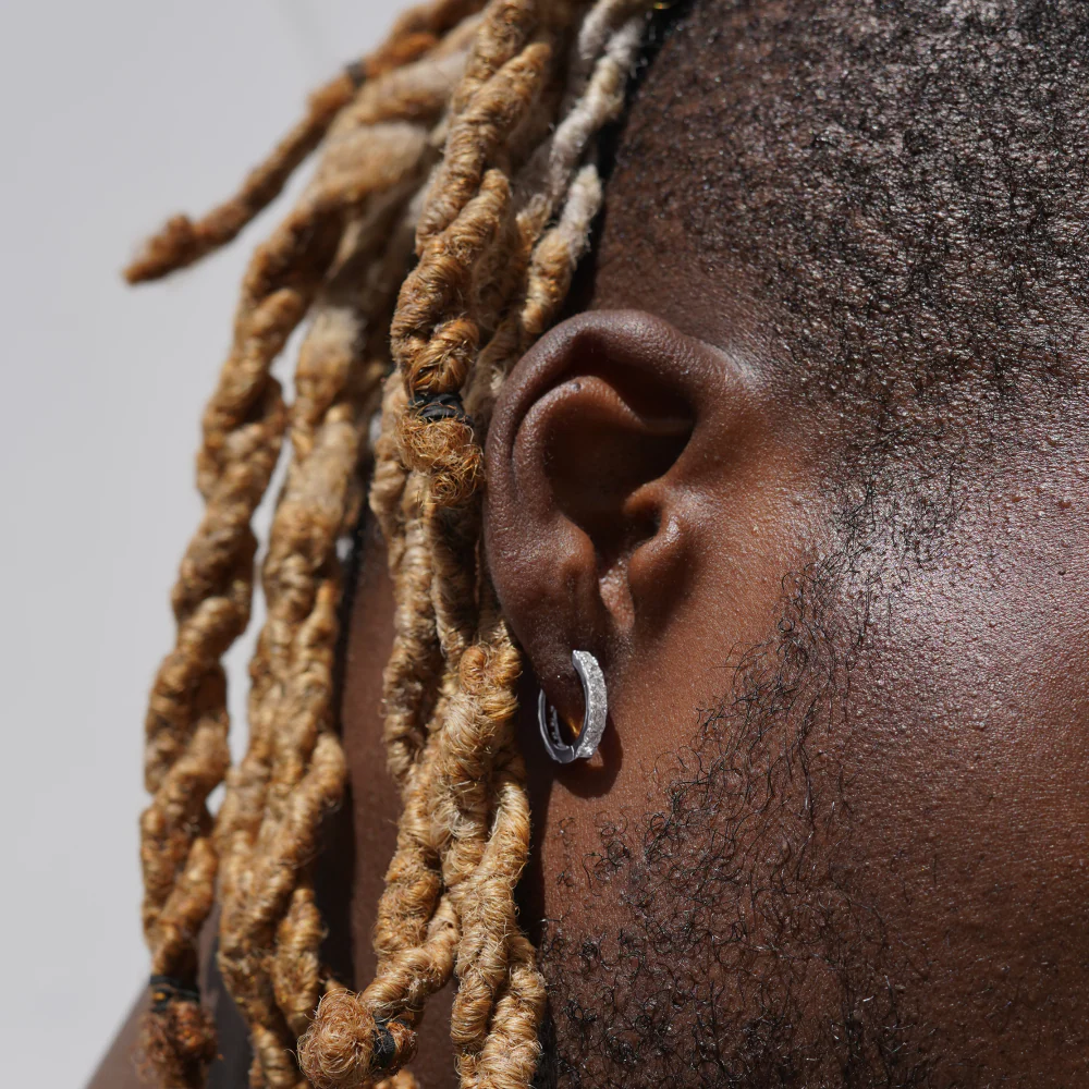 Diamond Hoop (Silver) - Image 5