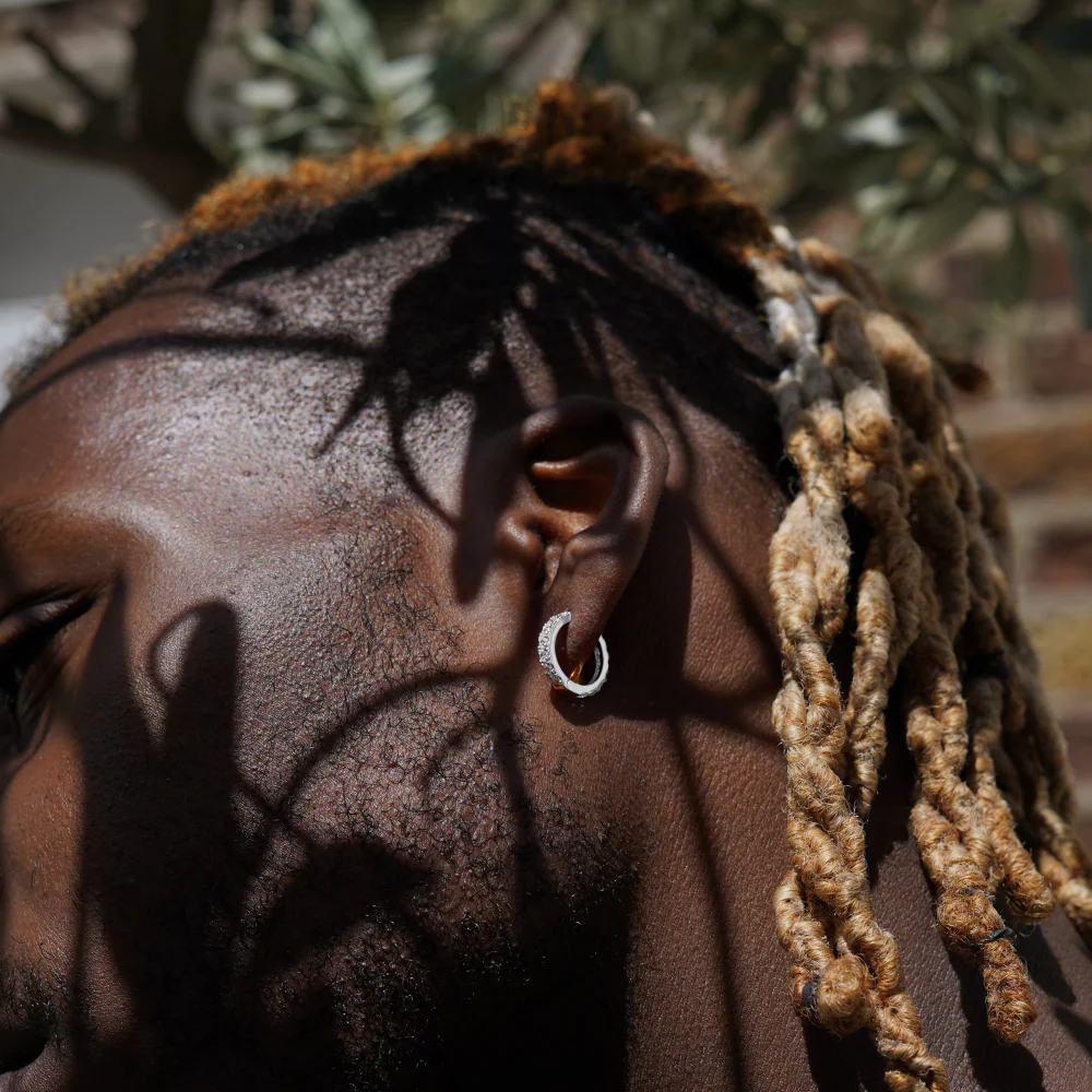 Diamond Hoop (Silver) - Image 6