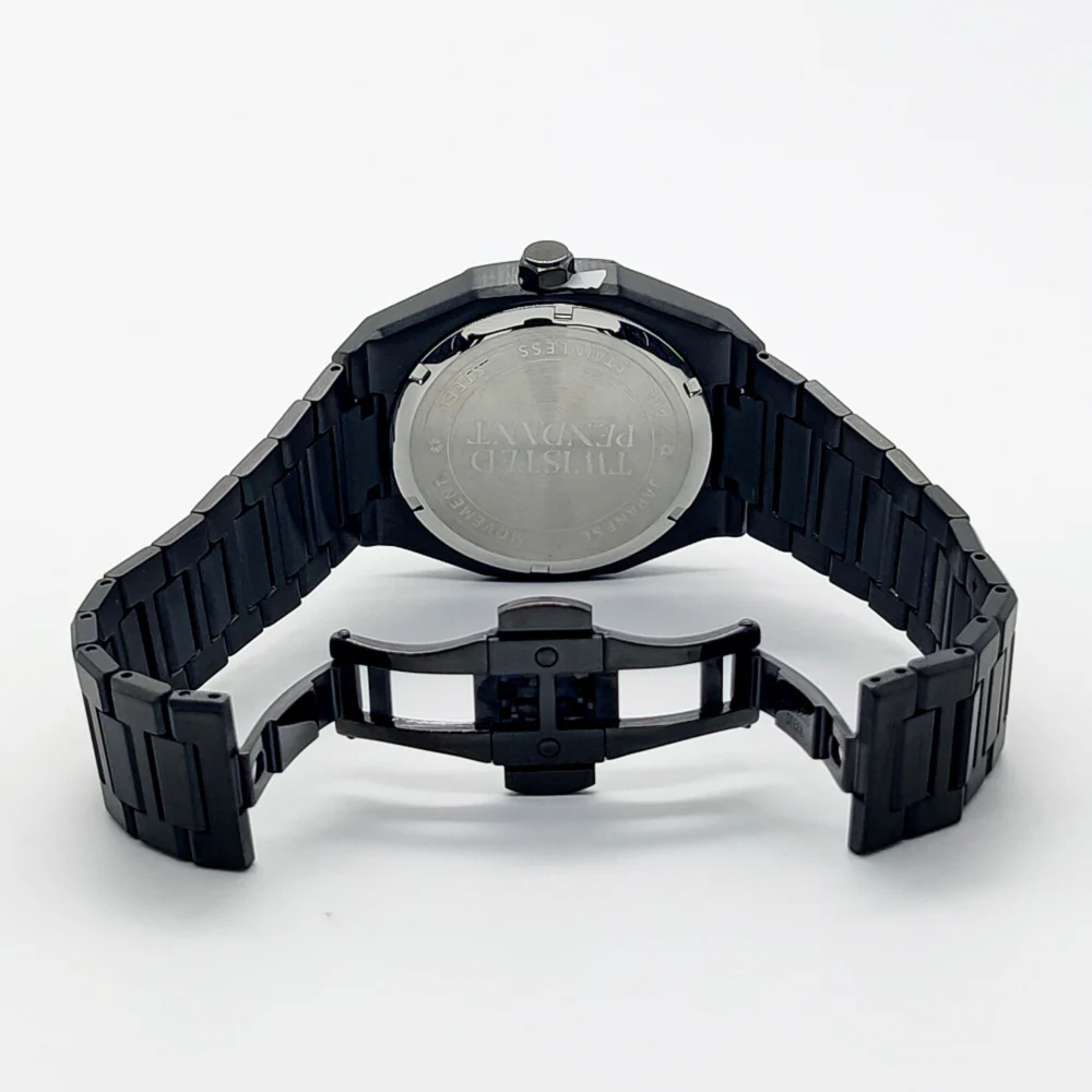 Black Stainless Steel Watch - Image 3