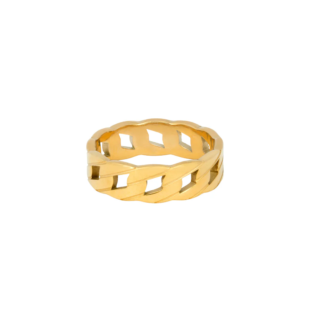 Cuban Ring - Gold - Image 3
