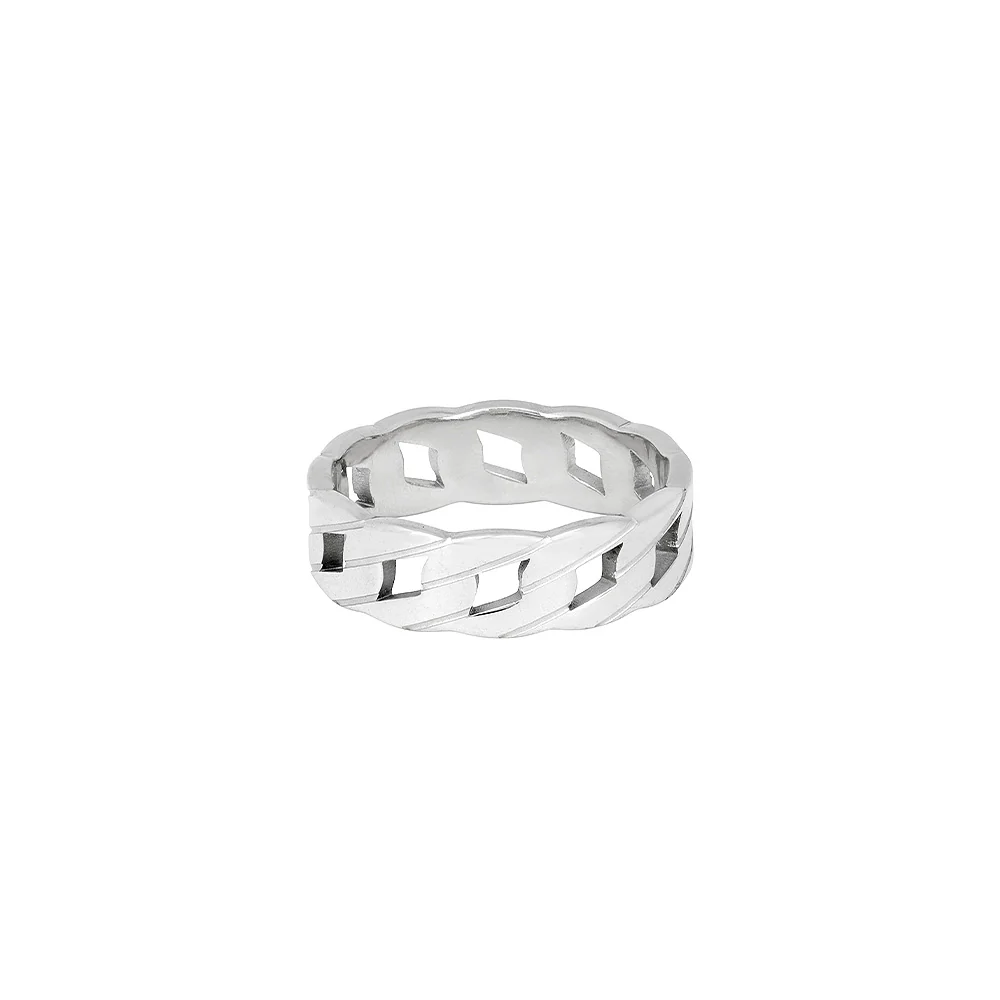Cuban Ring - Silver - Image 4