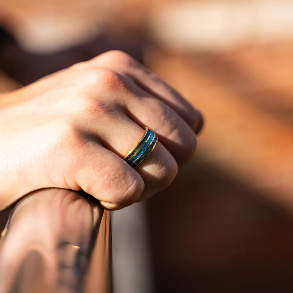 Fire Opal Ring - Silver - Image 8