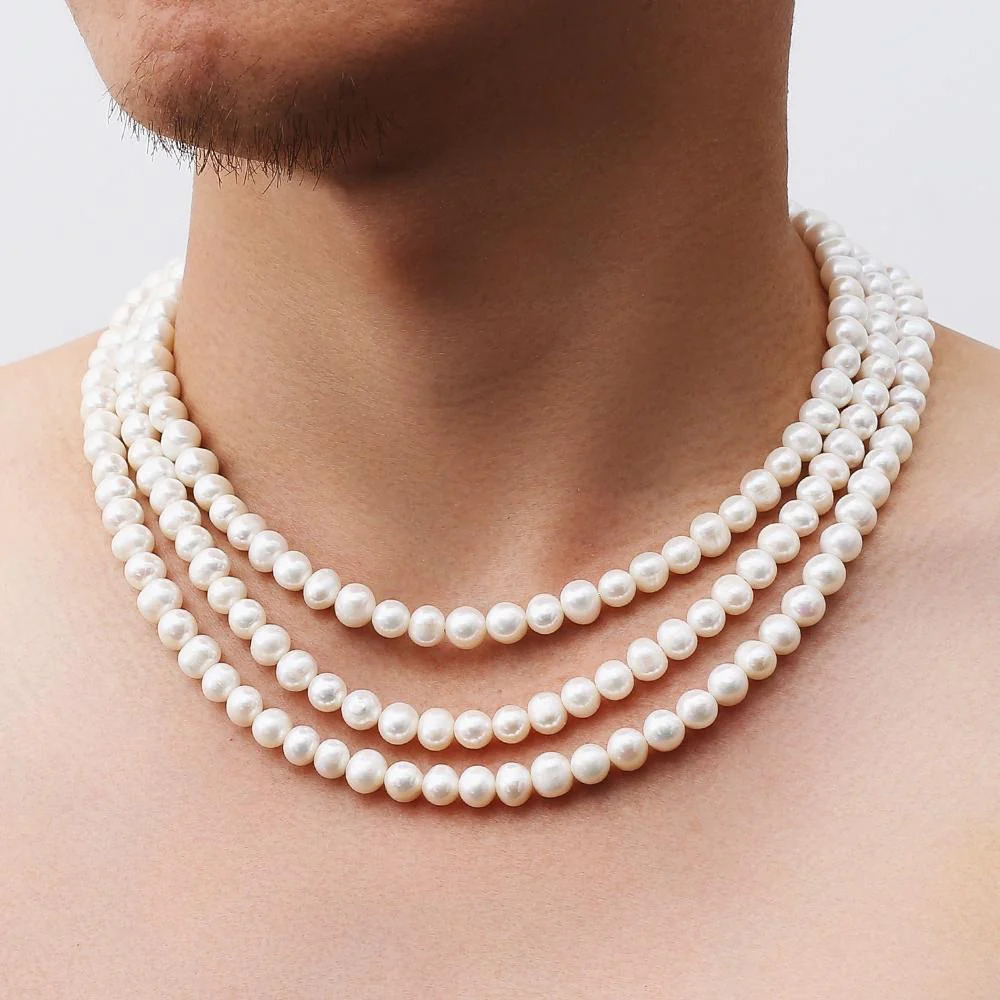 Freshwater Pearl Chain (8MM) - Image 3