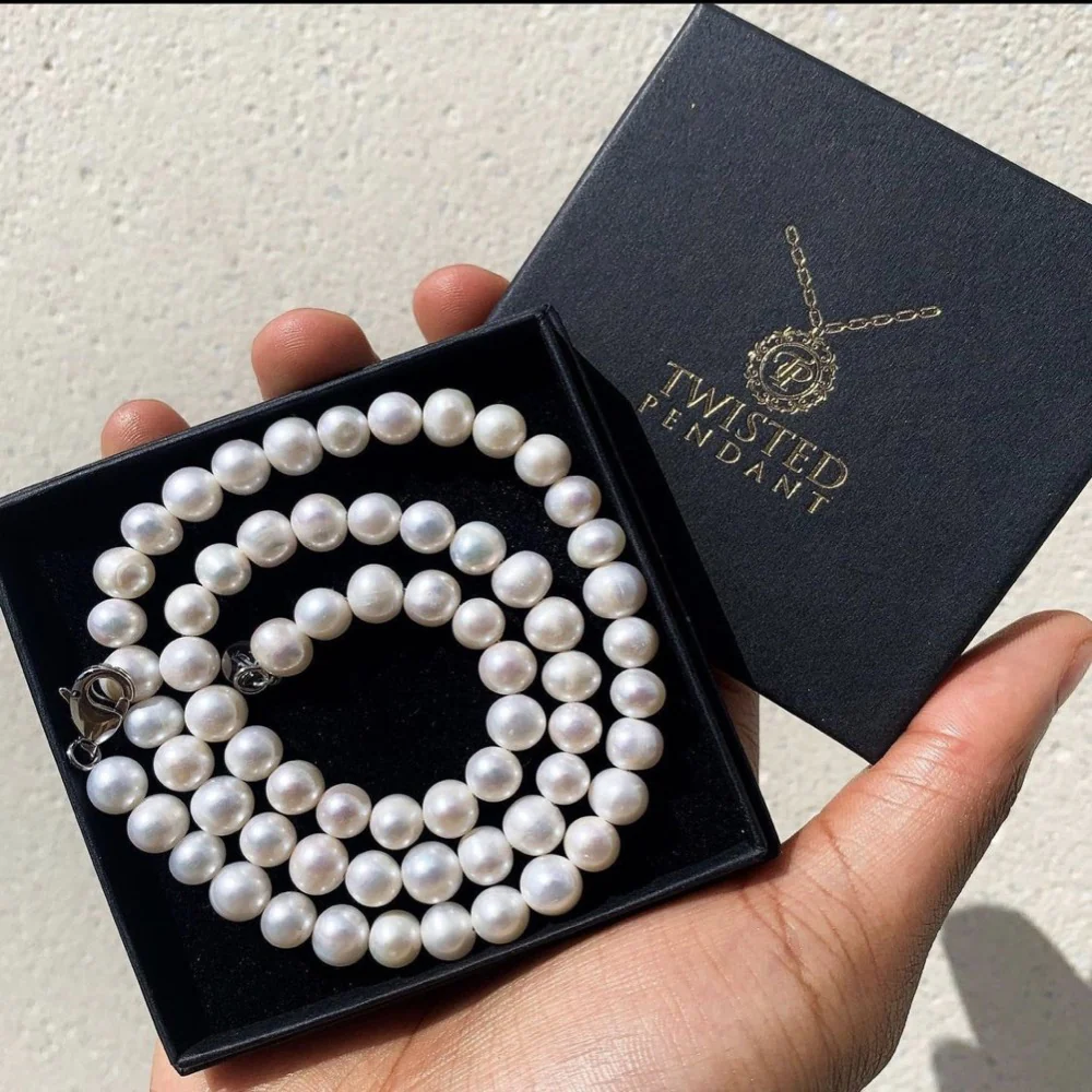 Freshwater Pearl Chain (8MM) - Image 6