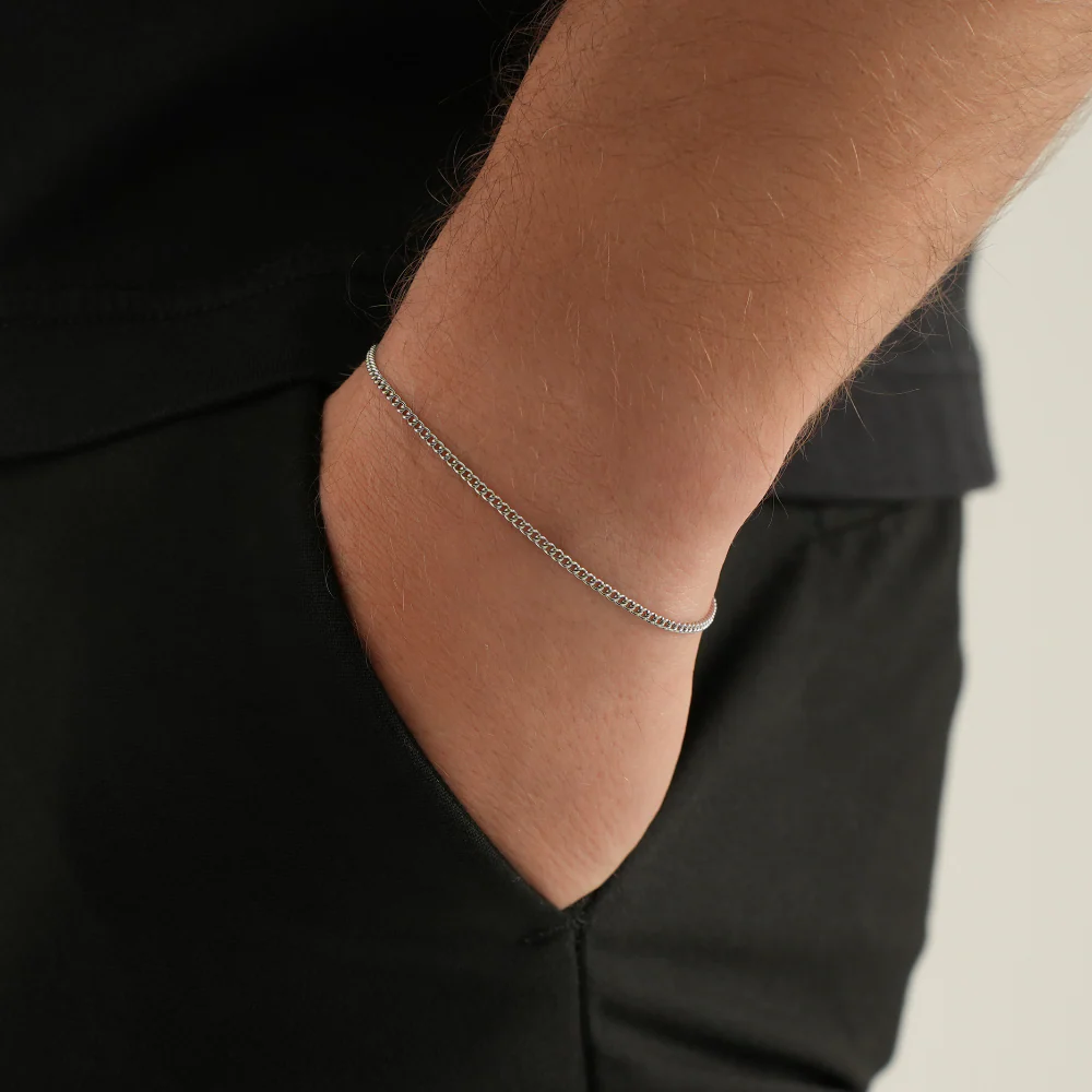 Gold Connell Bracelet (2MM) - Image 5