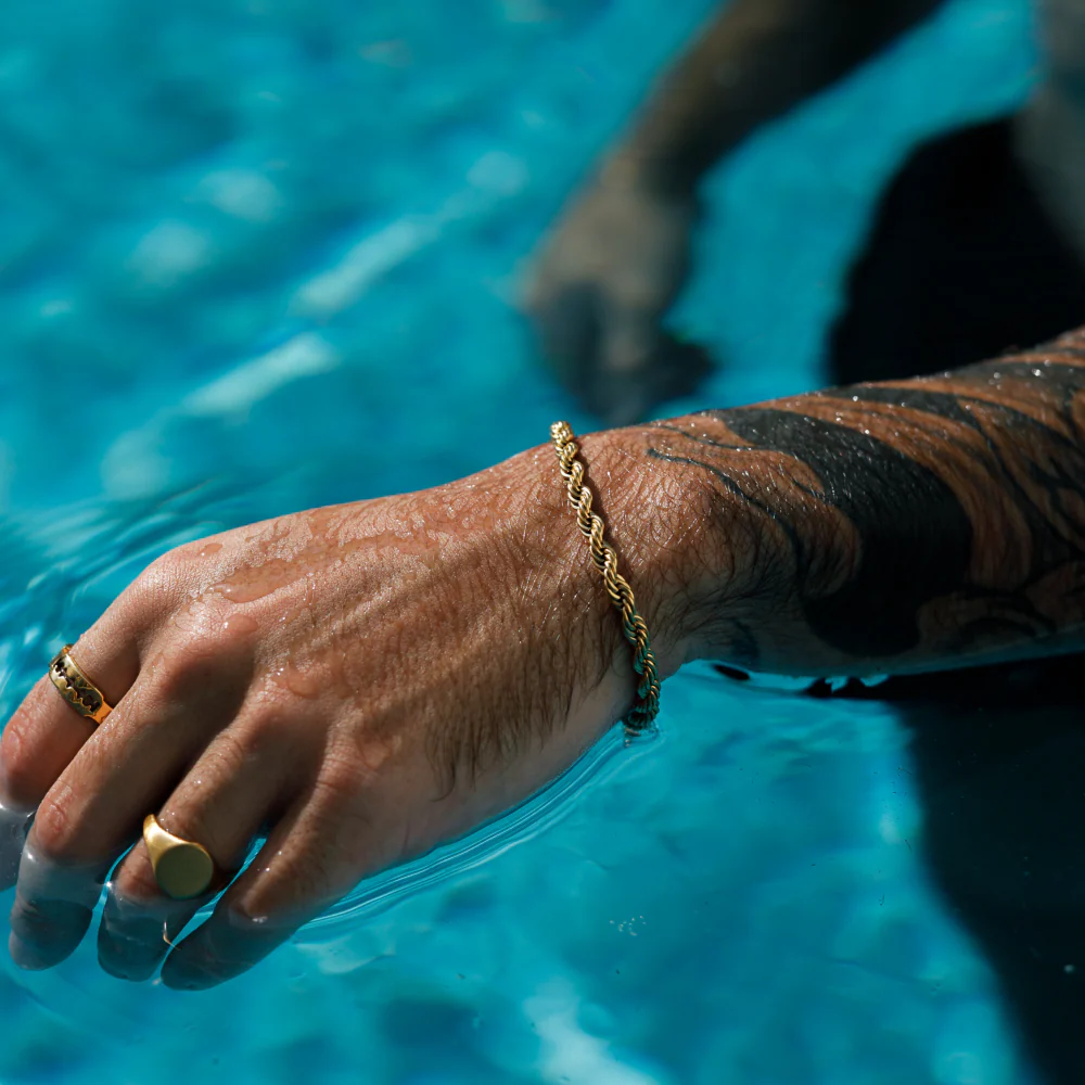 Gold Rope Bracelet (5MM) - Image 5