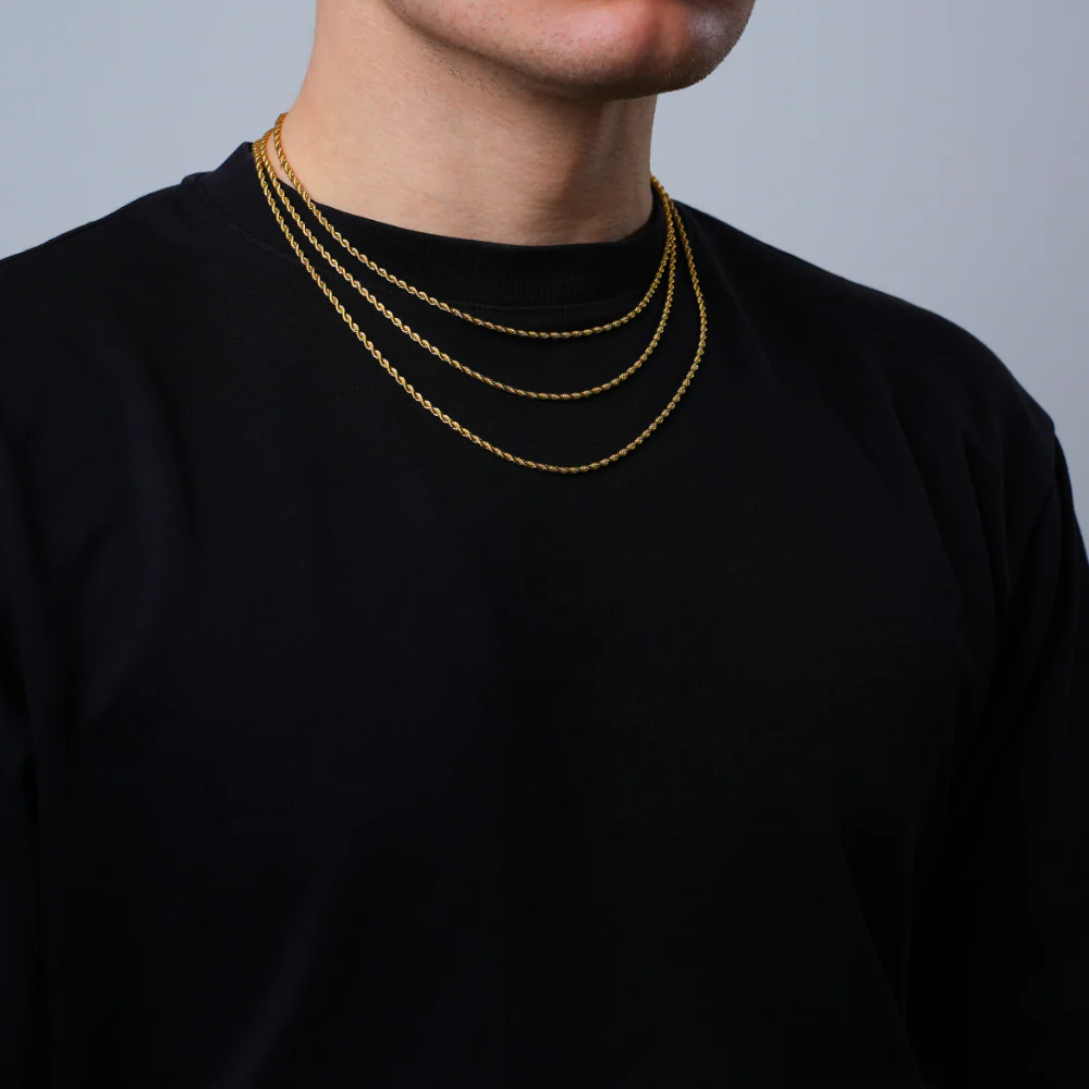 Gold Rope Chain (2.5MM) - Image 4