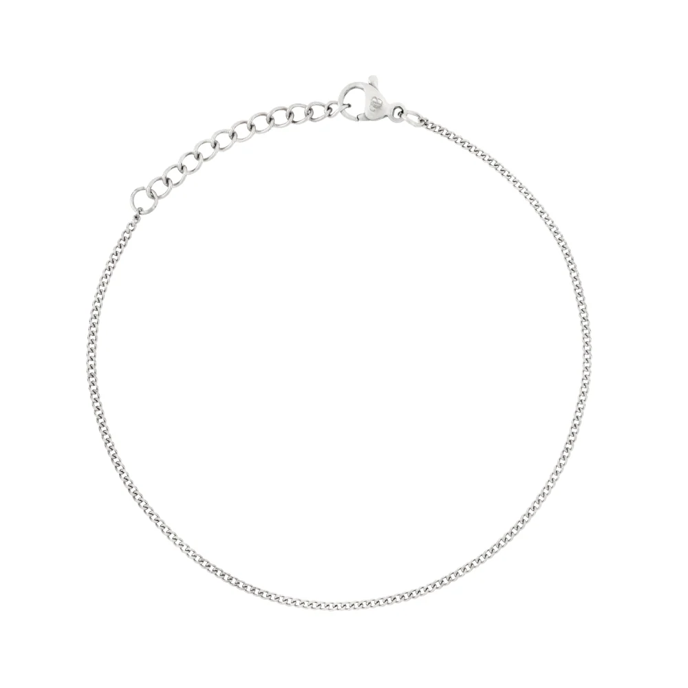 Gold Thin Cuban Bracelet (1.5MM) - Image 6