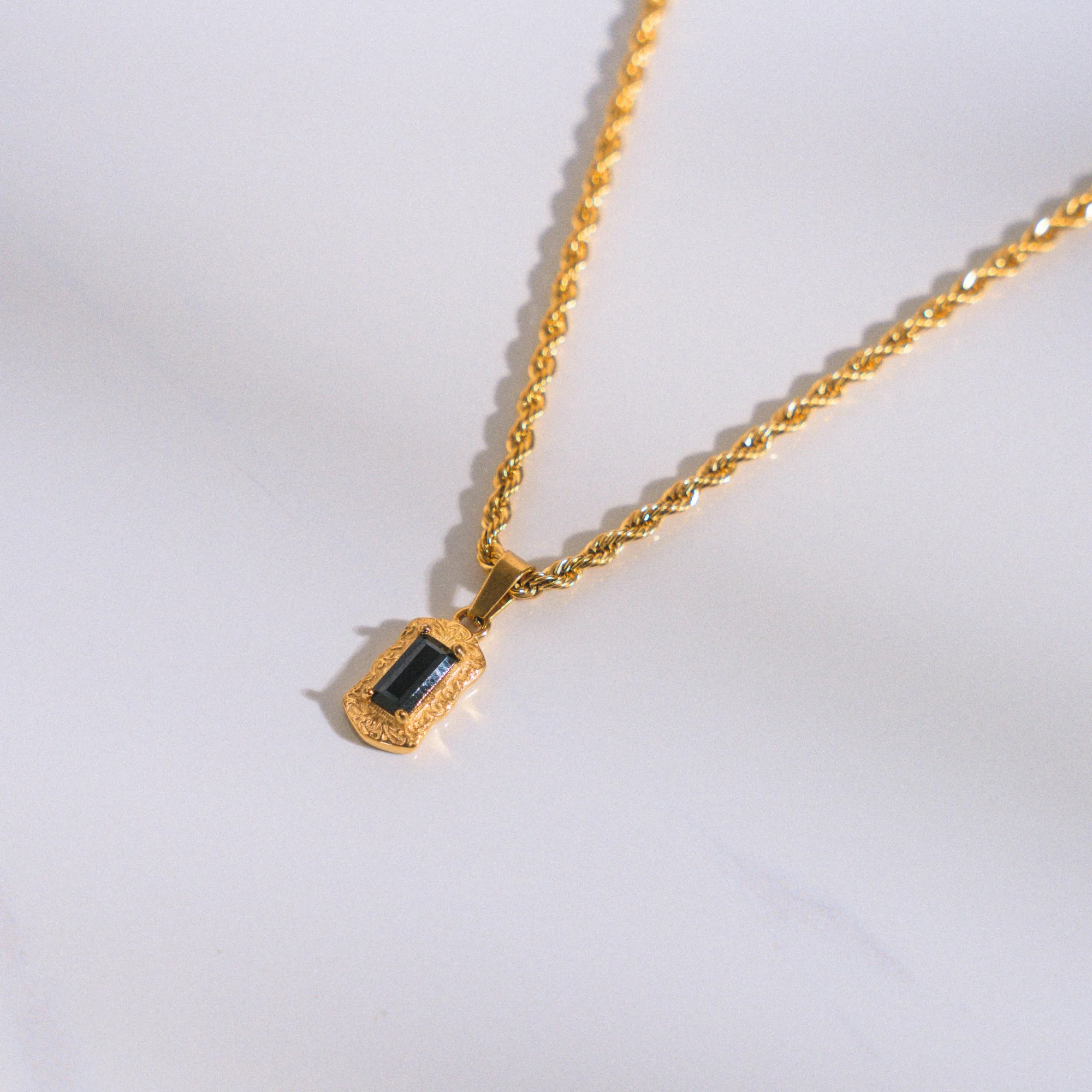 Jet Pendant - Gold - Image 3