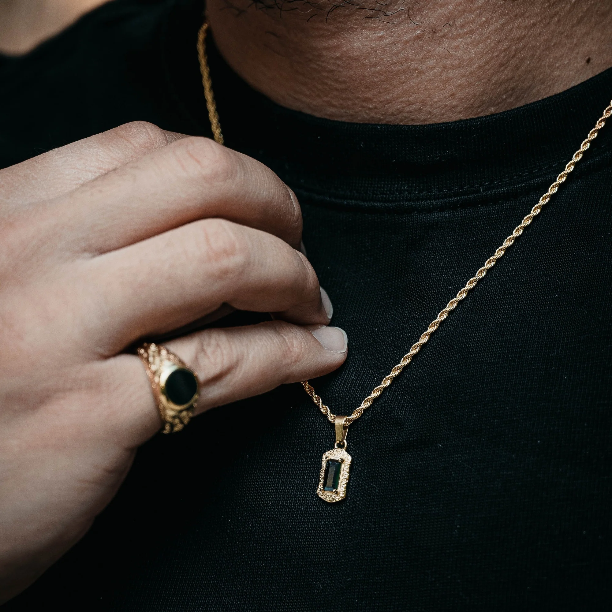 Jet Pendant - Silver - Image 9