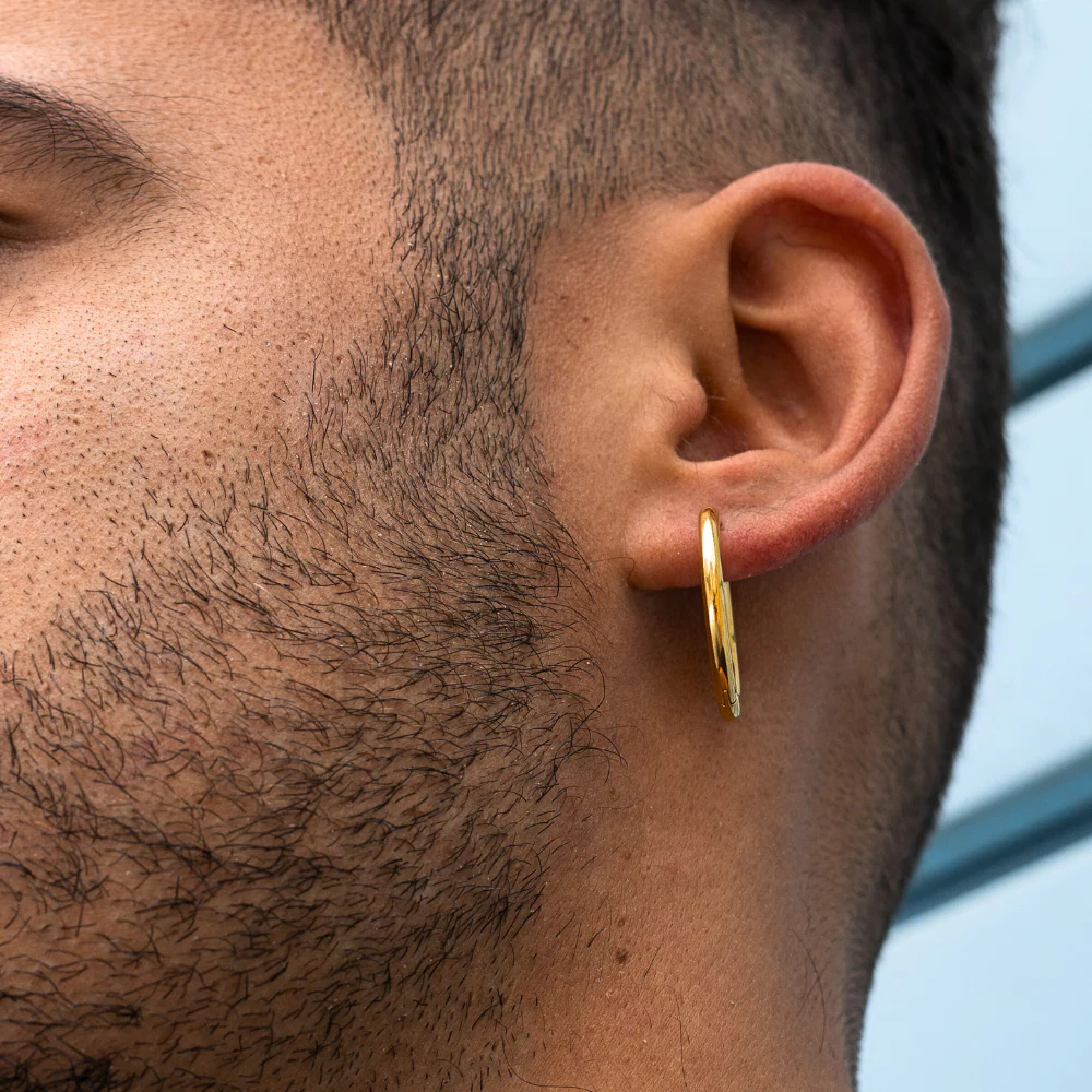 Oversized Hoop (Silver) - Image 3