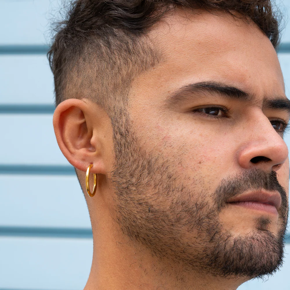 Oversized Hoop (Silver) - Image 4