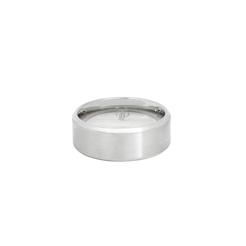 Brushed Band Ring - Gold - Image 8