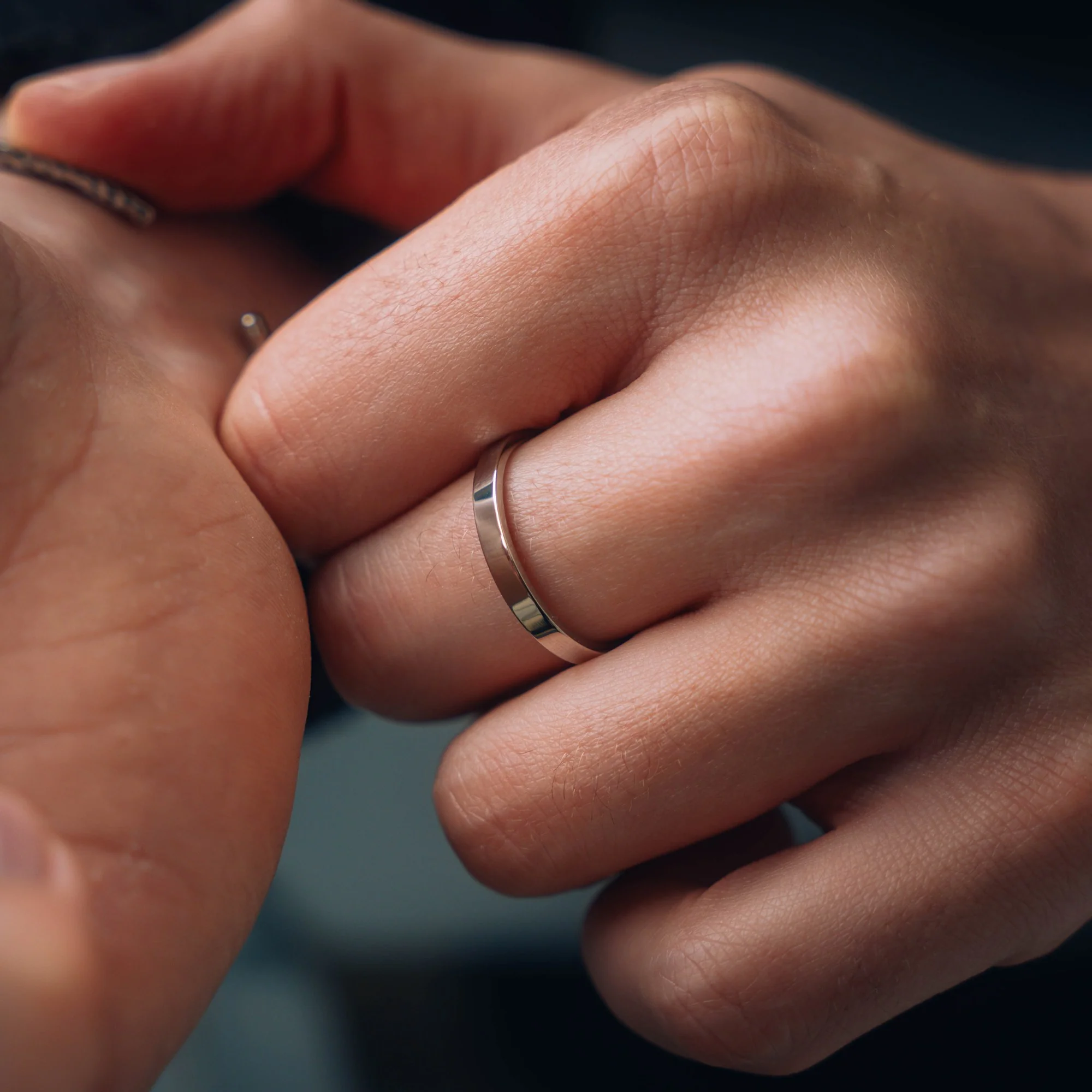 Minimal Band Ring - Silver - Image 3