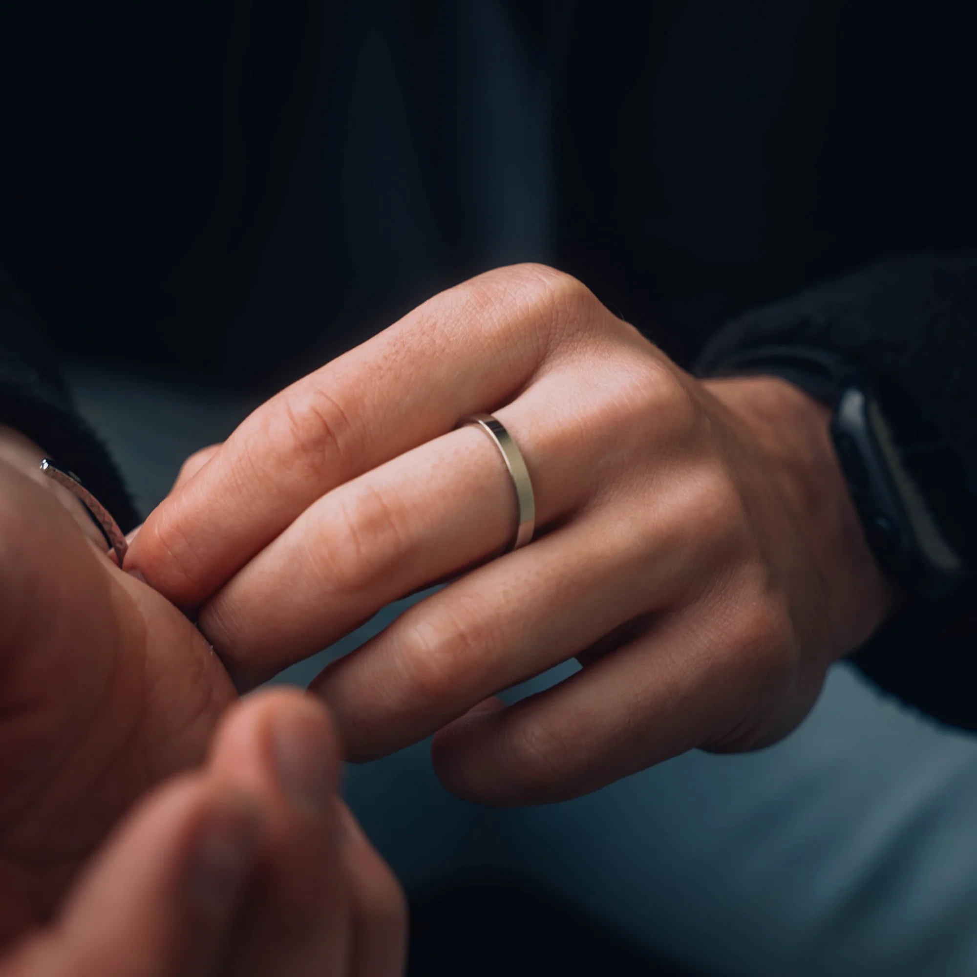 Minimal Band Ring - Silver - Image 5