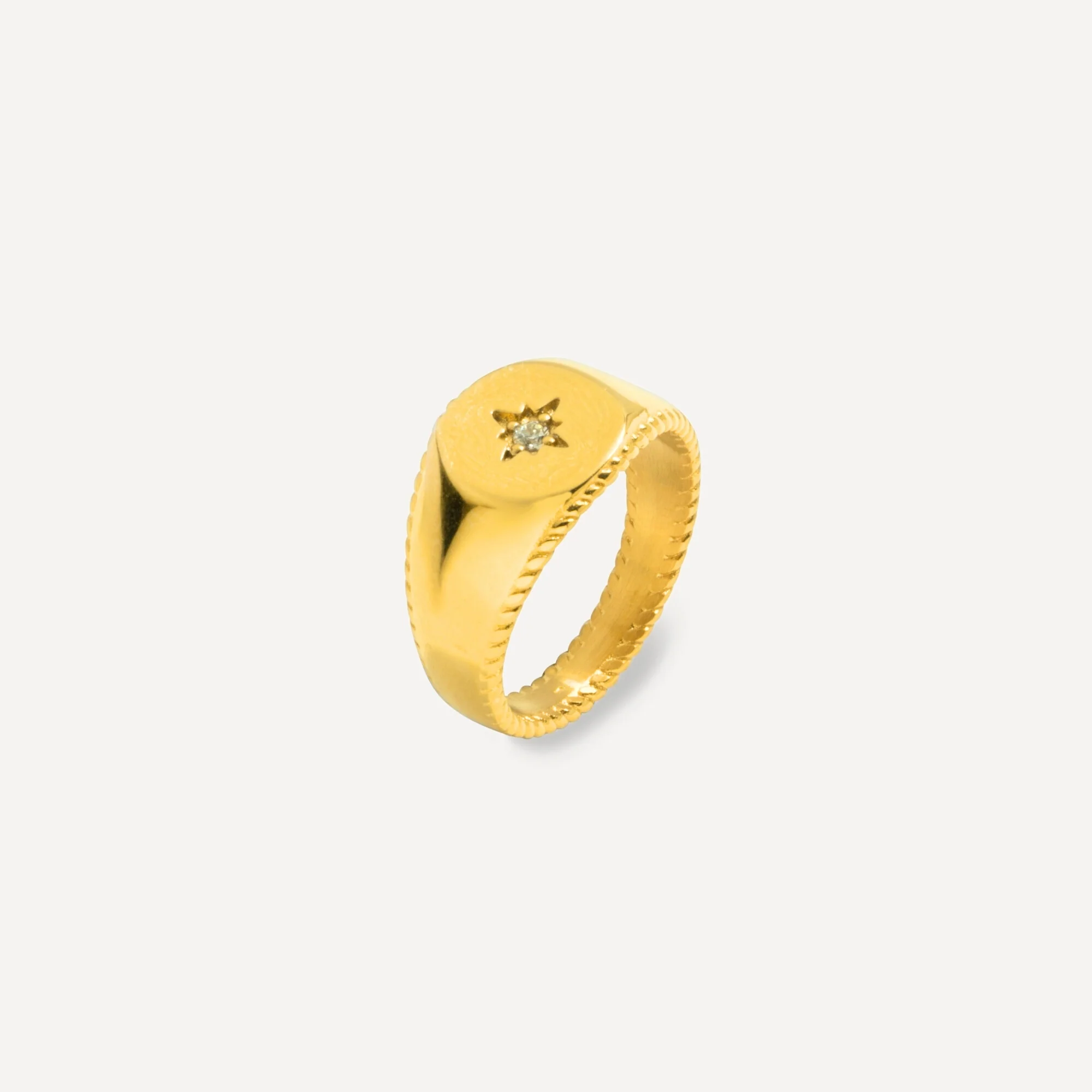 North Star Signet Ring - Silver - Image 8