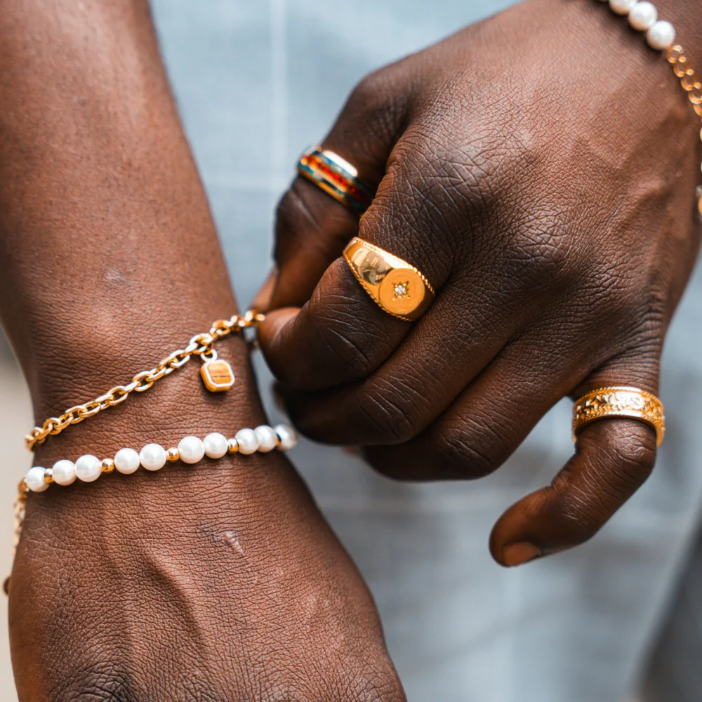 North Star Signet Ring - Silver - Image 6