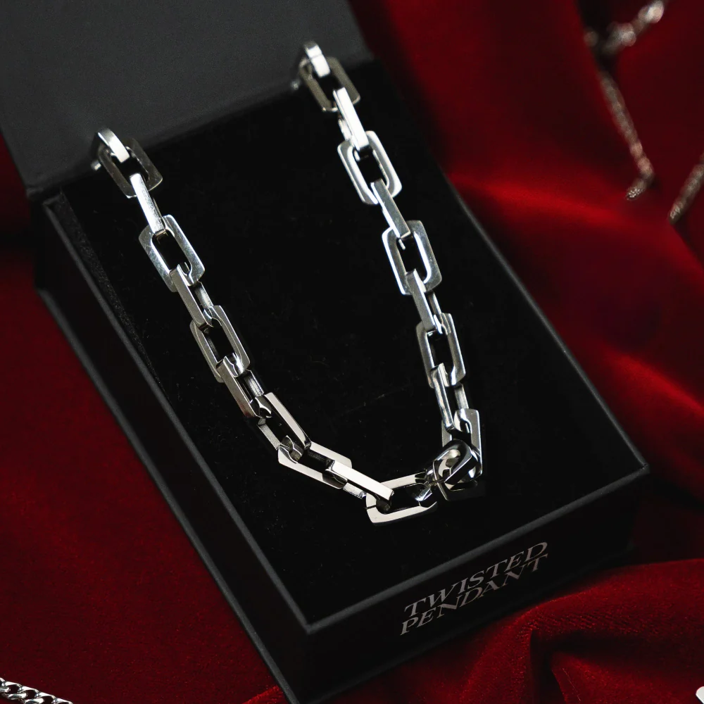 10MM Chunky Bracelet - Silver - Image 4