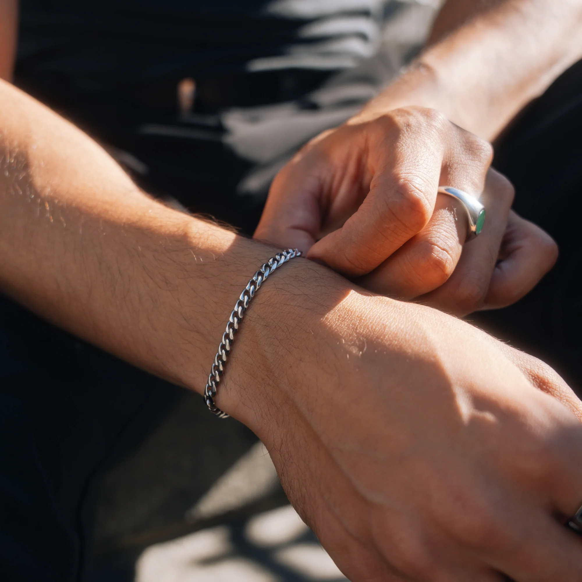 Silver Cuban Bracelet (5MM) - Image 5