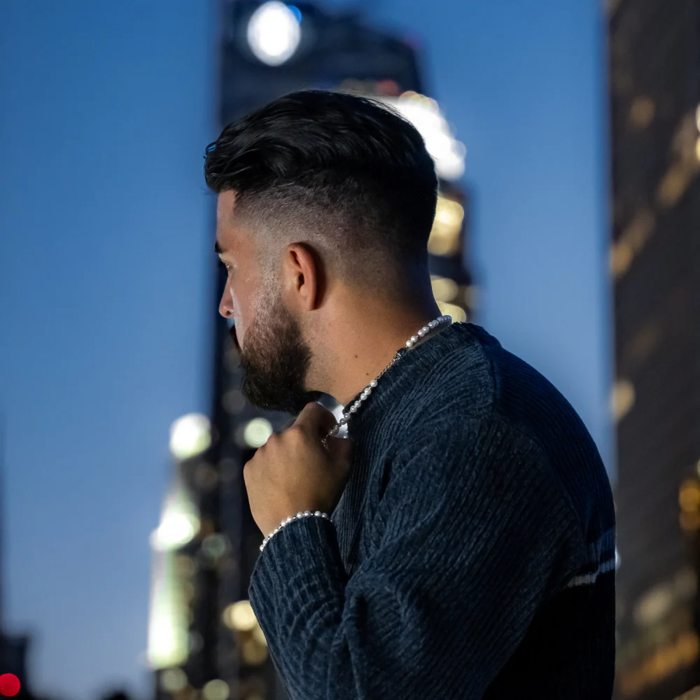 Silver Pearl Bracelet - Image 6