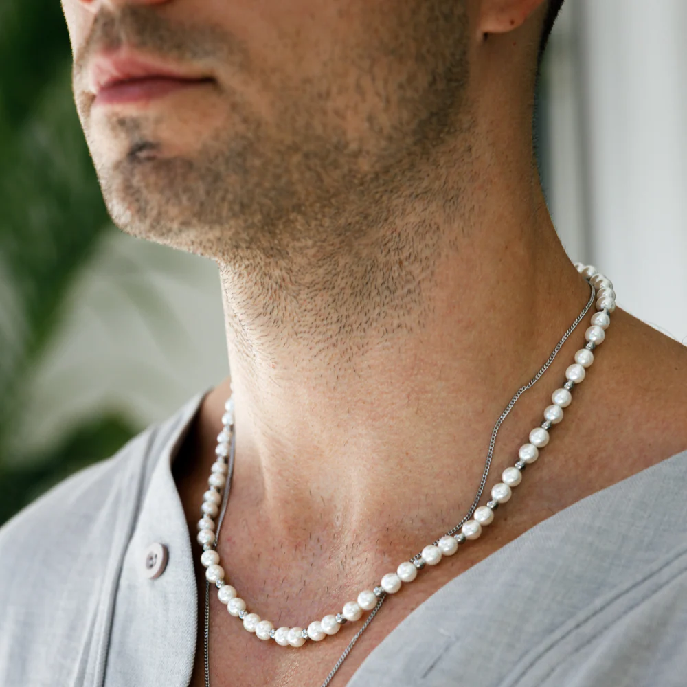 Silver Pearl Chain (6MM) - Image 4