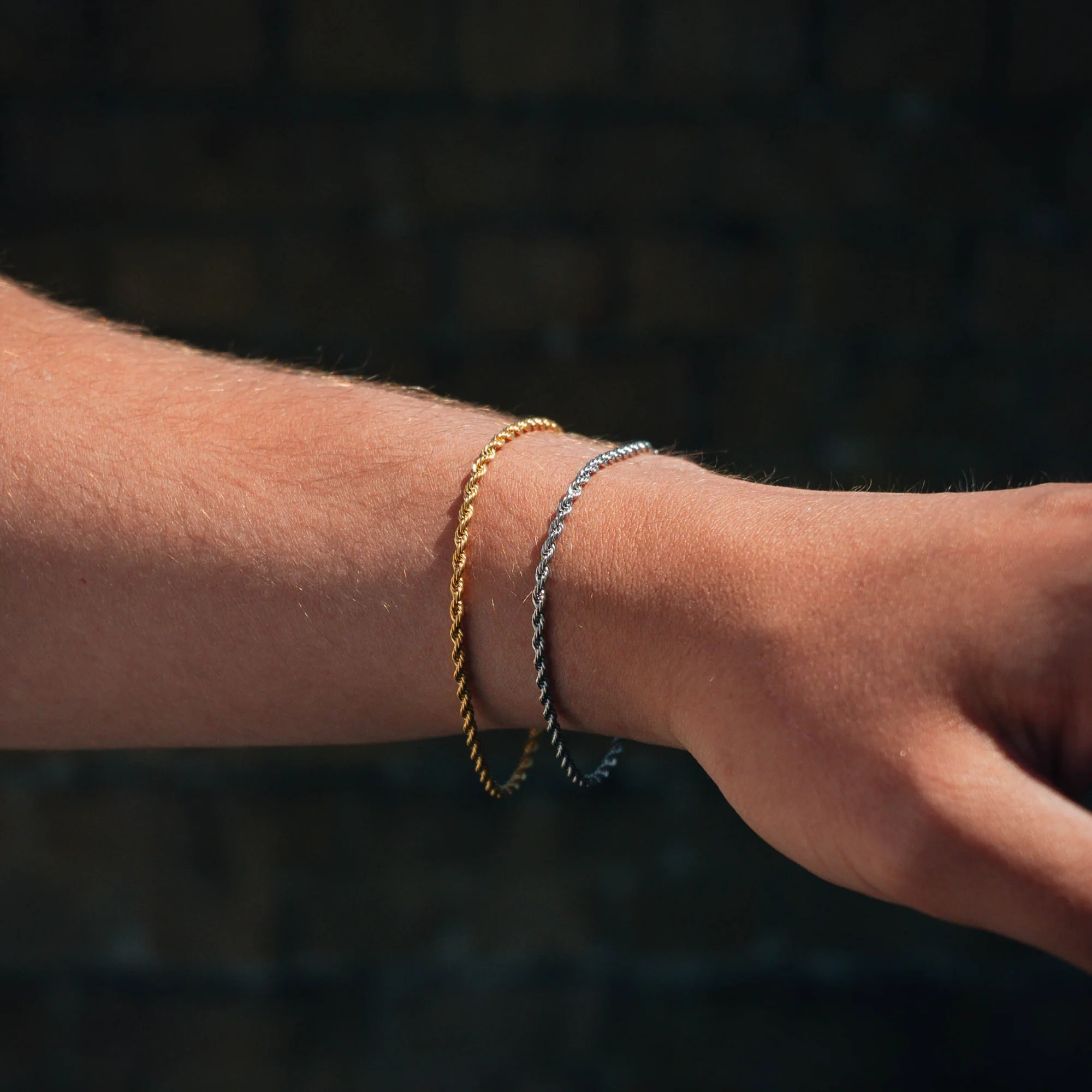 Silver Rope Bracelet (2.5MM) - Image 4