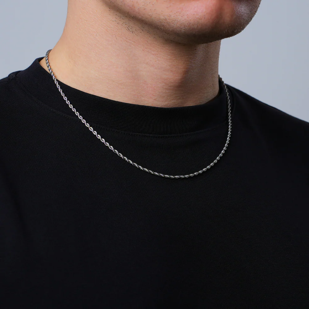 Silver Rope Chain (2.5MM) - Image 3