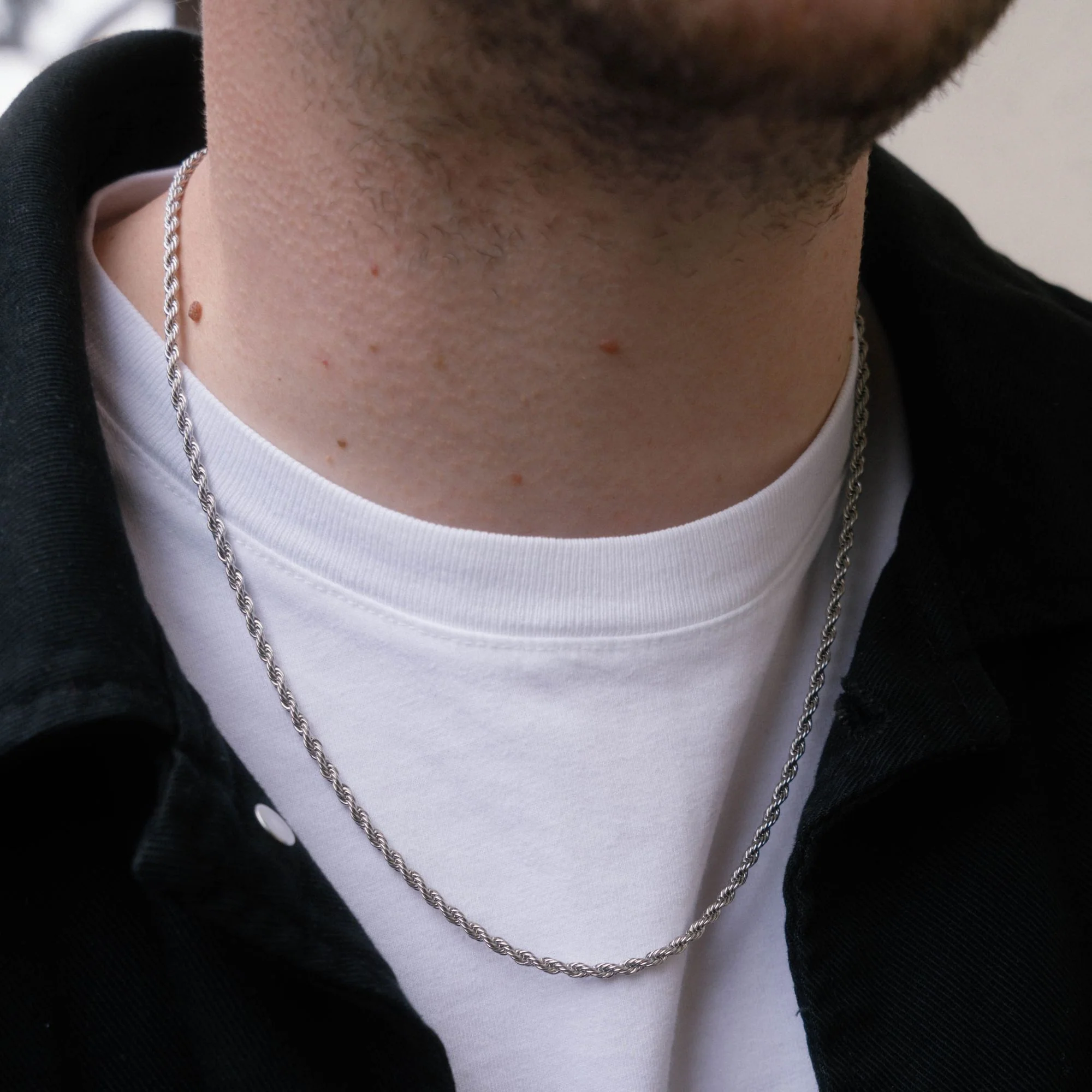 Silver Rope Chain (2.5MM) - Image 6