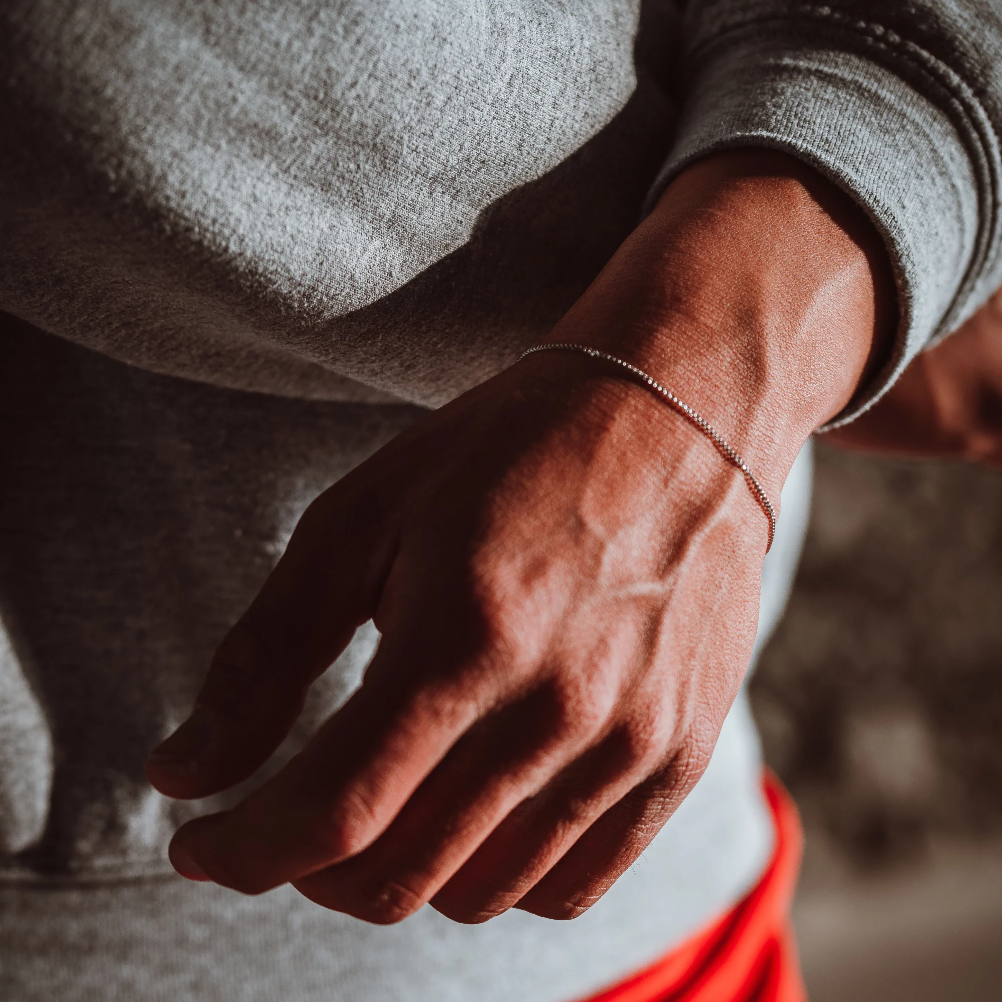 Silver Thin Cuban Bracelet (1.5MM) - Image 3