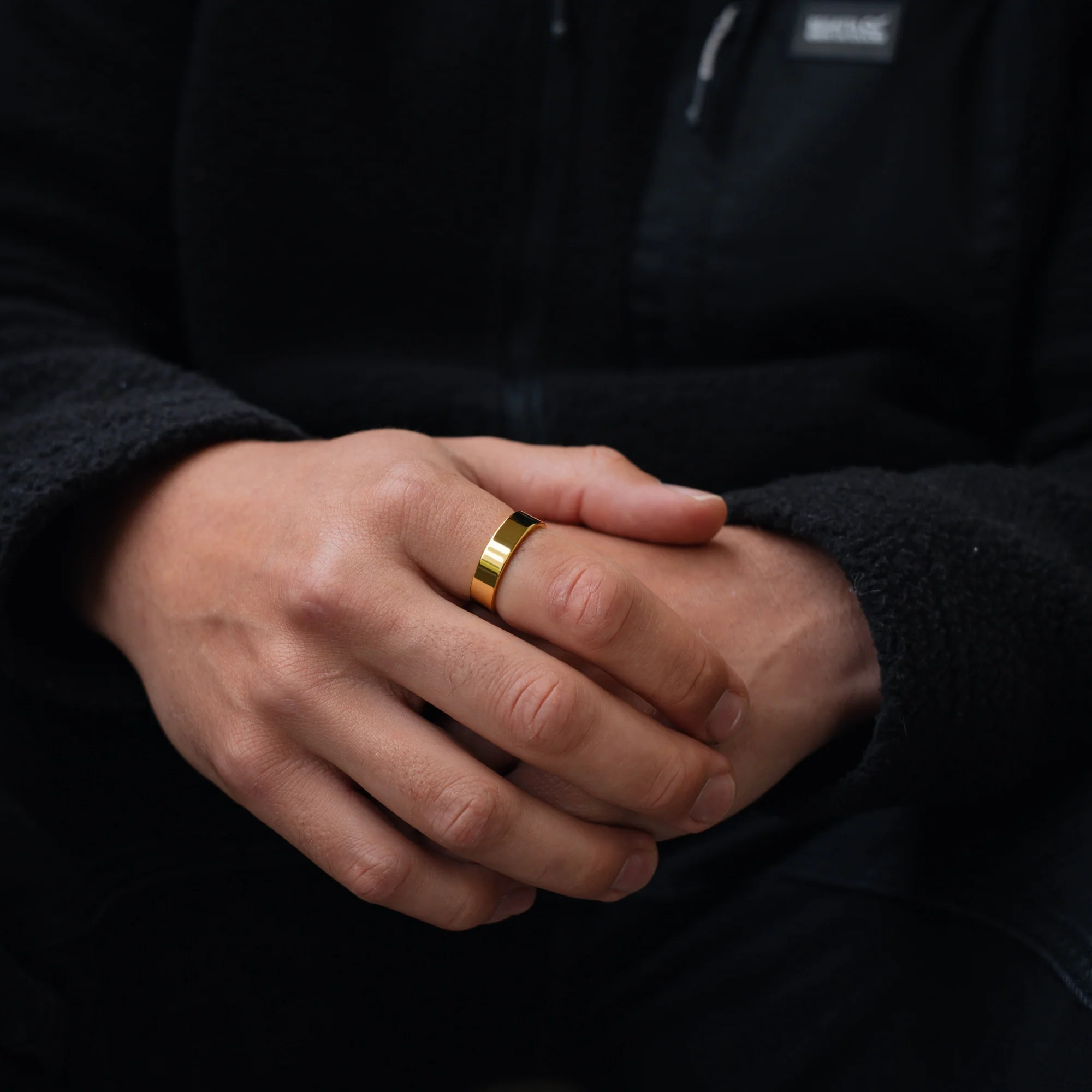 Smooth Band - 18K Gold - Image 3