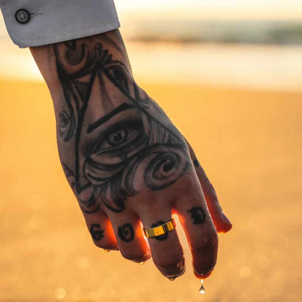 Smooth Band - 18K Gold - Image 4