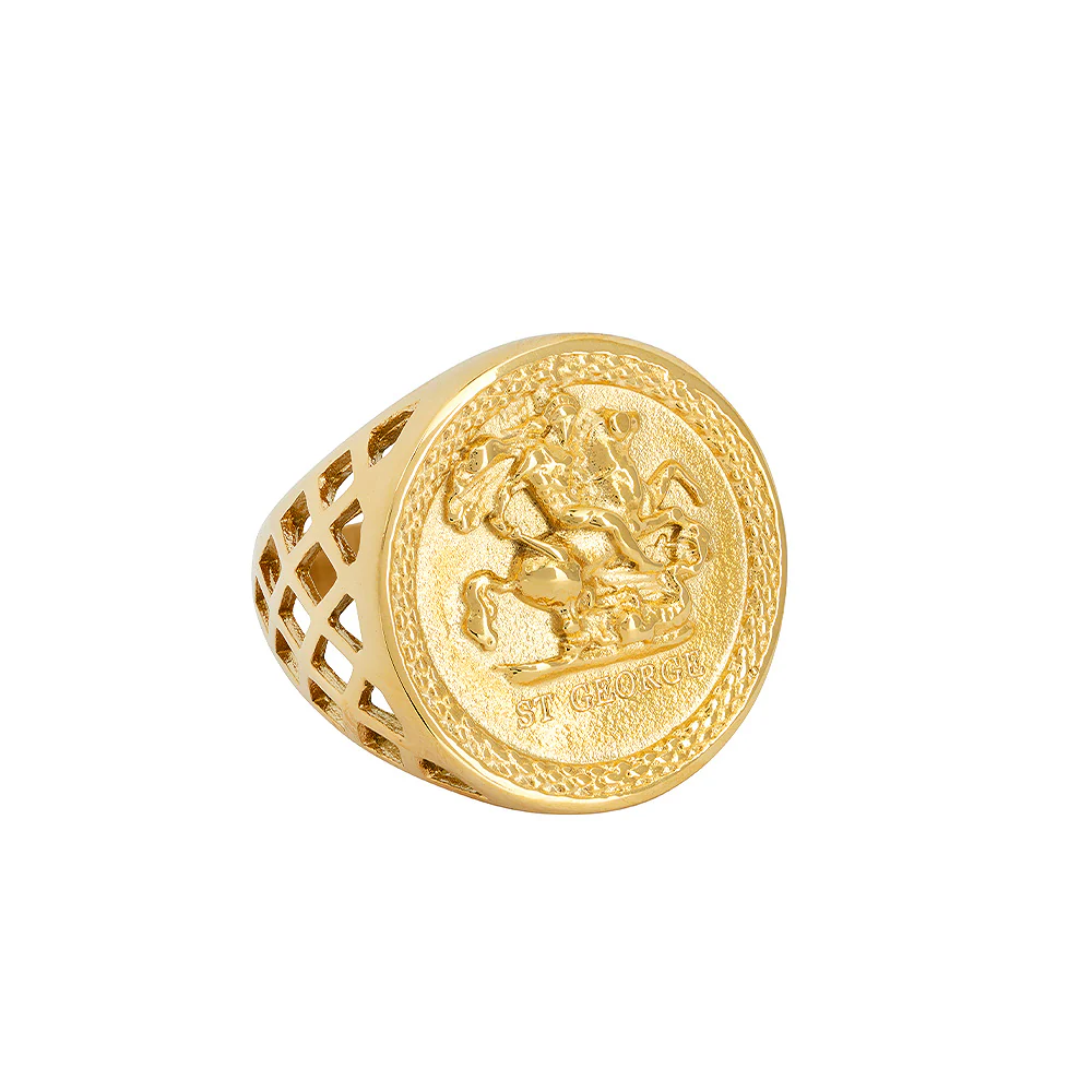 St George Sovereign Ring - Gold - Image 3