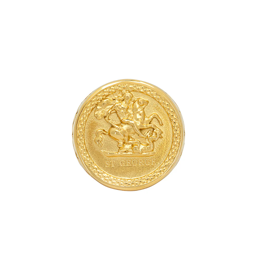 St George Sovereign Ring - Gold - Image 7
