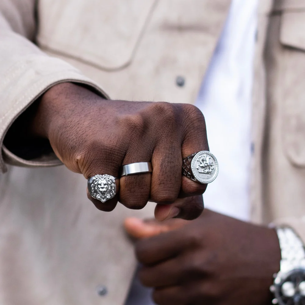 St George Sovereign Ring - Silver - Image 3